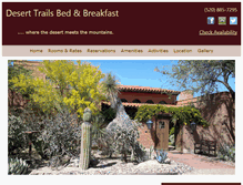 Tablet Screenshot of deserttrails.com